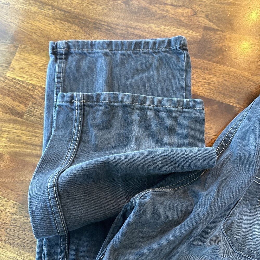 Wrangler Slim Straight Fit Light Black Denim Straight Leg Jeans Men's‎ 34x32 - Picture 4 of 11
